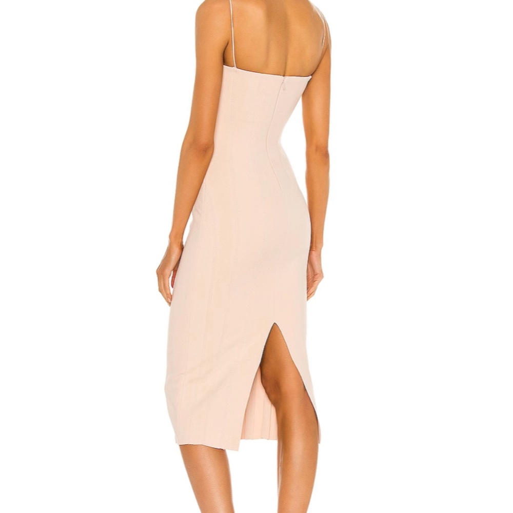 MISHA size S fitted midi dress NWOT